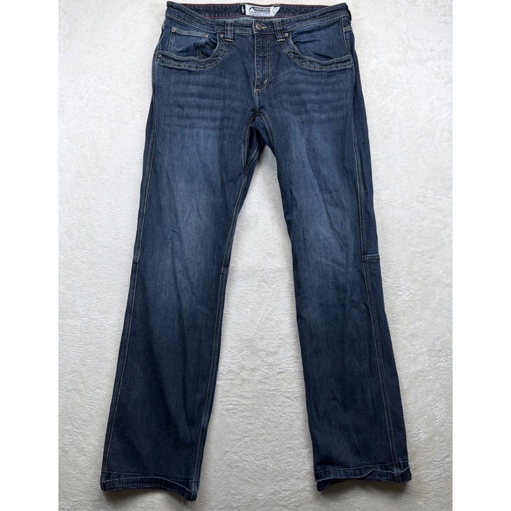Mountain Khakis Camber 103 Jeans Mens 36x34 Classic Fit Stretch Denim Blue